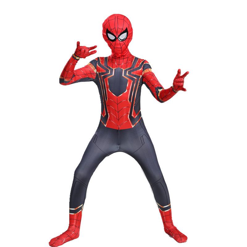 Halloweenský pavoučí mužský overal Star-Shine: Far From Home Cosplay Miles & Gwen