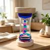 Home Mixed Color Desktop Hourglasses Timer Movement Sensory Toy For Kids Adults Stress Relief Office Decor Liquid Motion Bubbler