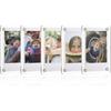 5pcs DIY Card Display Frame Transparent Refrigerator Magnet Picture Frame  Home Decor