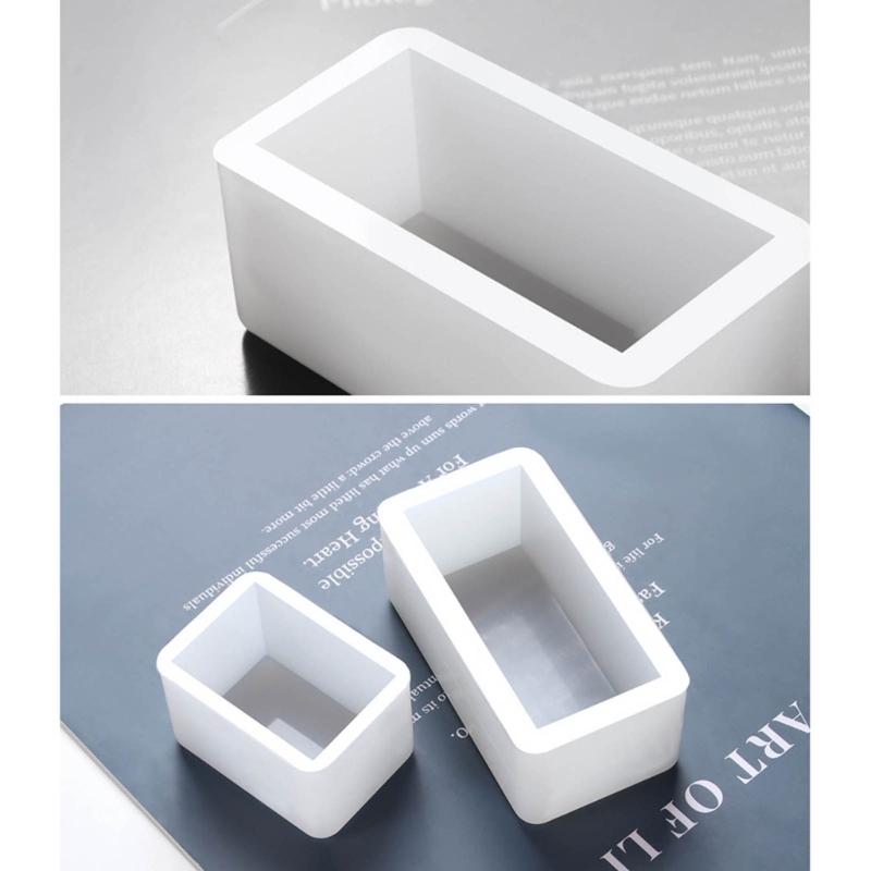 Square Round Rectangle Mould Geometric Decorative Ornament Decors Silicone Mold