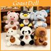 Dog Capybara Elephant Bear Dinosaur Cat Plush Keychain For Kids And Adults