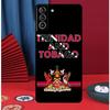 Trinidad und Tobago Flagge Handyhülle Für Samsung Galaxy S24 Ultra S9 S10 S20 S21 S22 Plus S23 FE S25 Ultra Rückseite