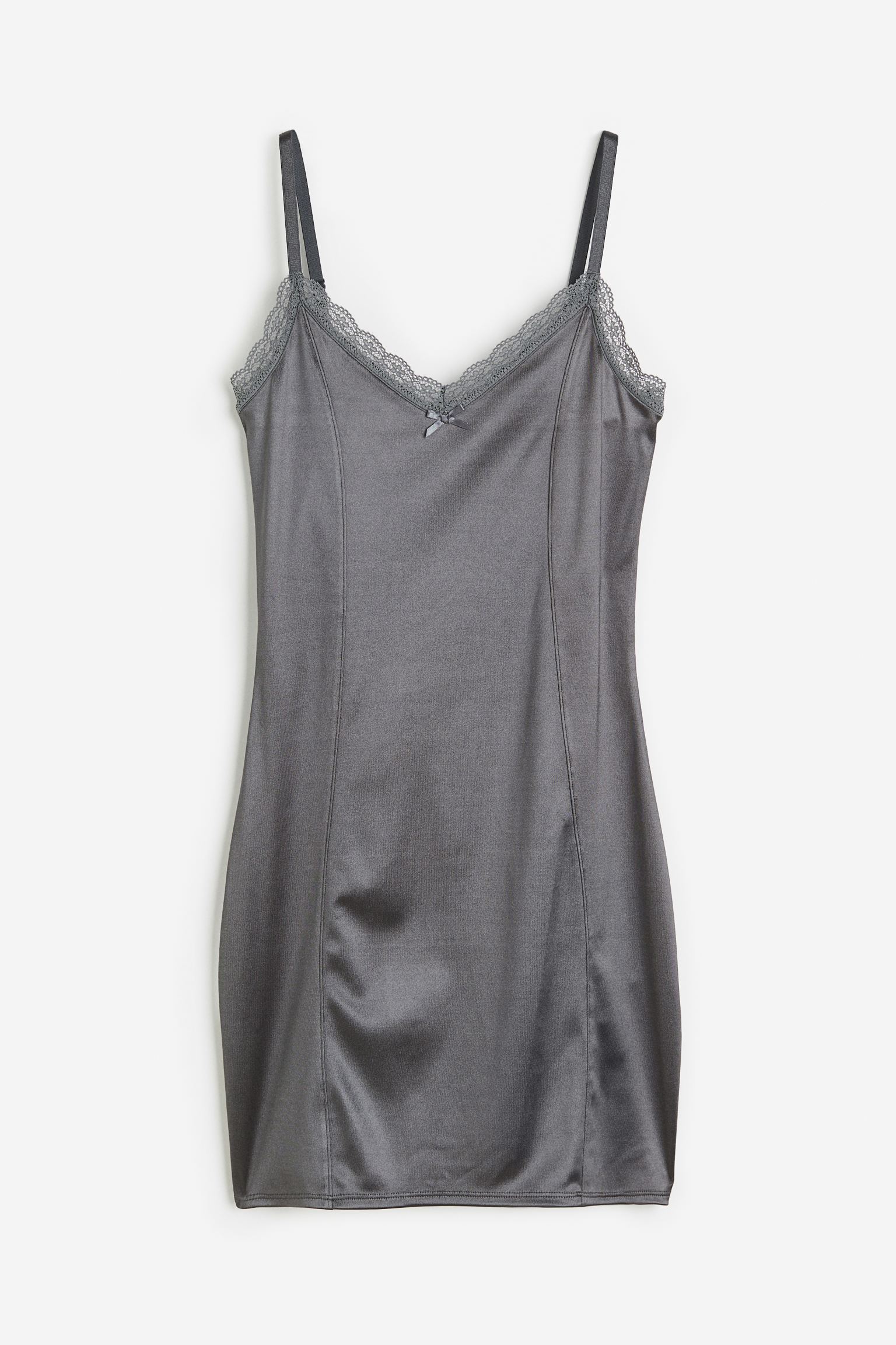 

Облегающее платье с кружевной отделкой