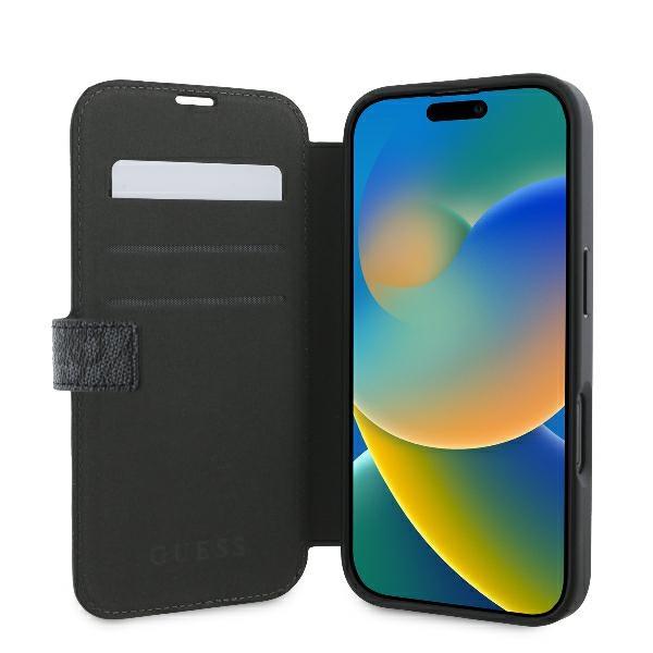 Guess Gubkp16S4Gmggr Iphone 16 6.1 Black/Black Book 4G Metal Logo