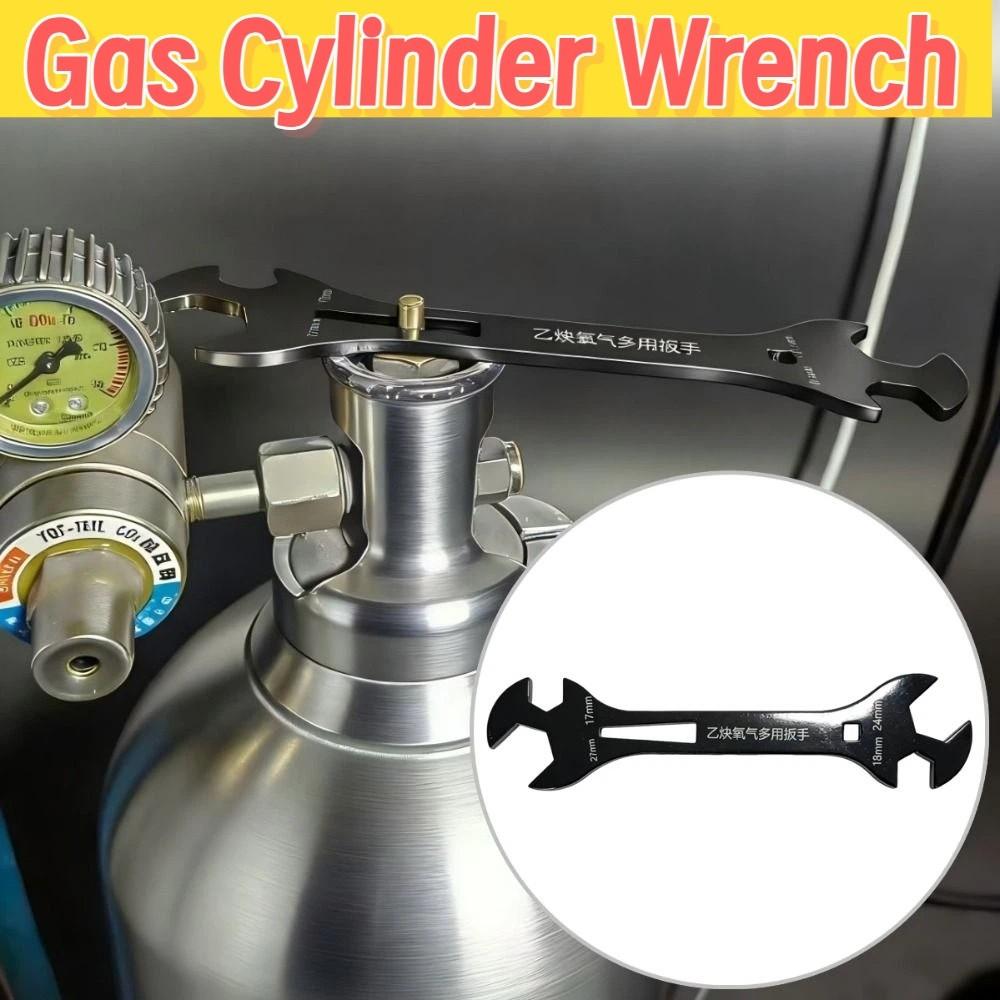 Steel Gas Cylinder Wrench Professional Pressure Reducer Wrench Gas Bottle Tool Maintenance