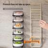 Foldable Nordic Carbon Steel Kitchen Storage Rack