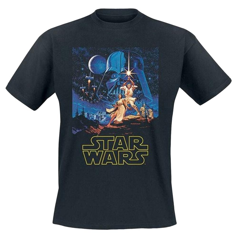 Star Wars Unisex Adult Classic Poster T-Shirt