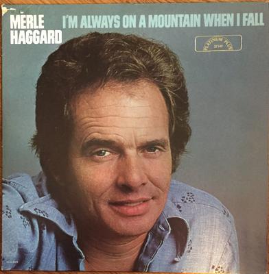 LP Record MERLE HAGGARD - I'm Always On A Mountain When I Fal MCA2375 MCA Coral US Country Used