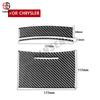 Carbon Fiber Front Gear Shift Panel Water Cup Holder Trim Sticker for Chrysler 300 300C for Dodge Charger 2005-2007 Accessories