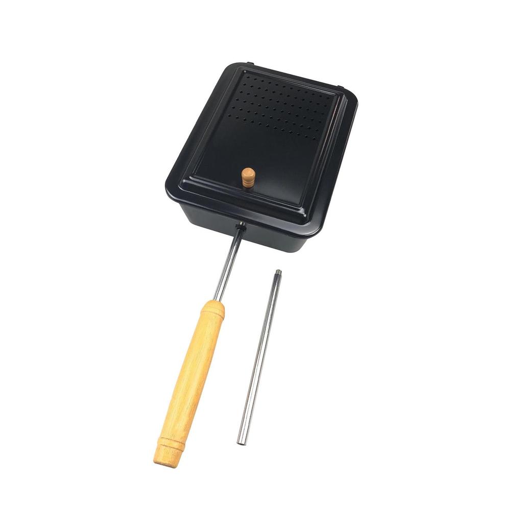 Campfire Popcorn Popper, BBQ Tool, Comfortable Handle Nonstick Pan, Maker for Party,