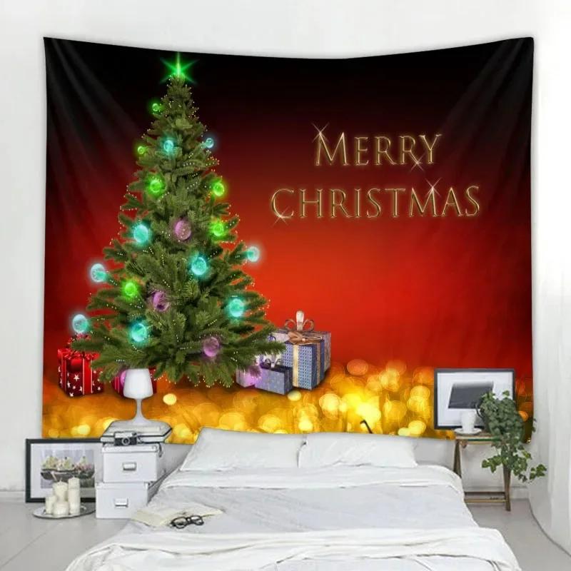 Украшение на рождественскую елку Гостиная Спальня Дом Настенный декор Гобелен 100x75cm — фото 10