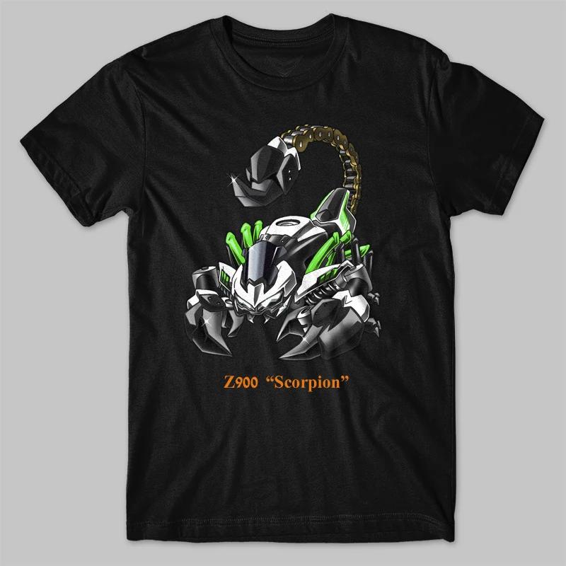 

New Cotton O-Neck Summer Short Sleeve Casual Mens T-shirt Classic Motorcycle Z900 Scorpion Transfiguration Inspired T-Shirt 4XL