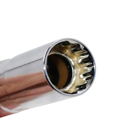 3/8" Zündkerzennuss Gelenkschlüssel Magnetische Zündkerzenhülse Flexibles Ausbauwerkzeug 14Mm 16Mm Antrieb Cr-V 12-Punkt