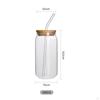 Creative Transparent Bubble Tea Cup Clear Durable Gift Romantic Glass Water Coke Coffee for