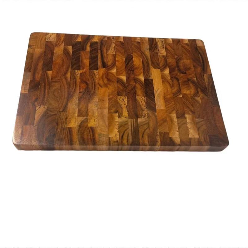 Solid Acacia Wood End-Grain Cutting Board