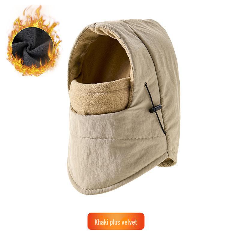 

Женская ветрозащитная кепка для велоспорта и альпинизма с утеплителем для шеи M (56-58cm) хаки