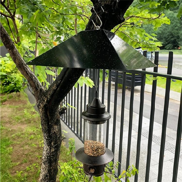 Squirrel Proof Hanging Baffle For Bird Feeders Metal Easy Installation Gadget For Outdoor Use