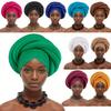 Twisted Braid Turban Cap for Women Lady Head Wraps Raw Silk Headtie Hat Party Headwear Turbante