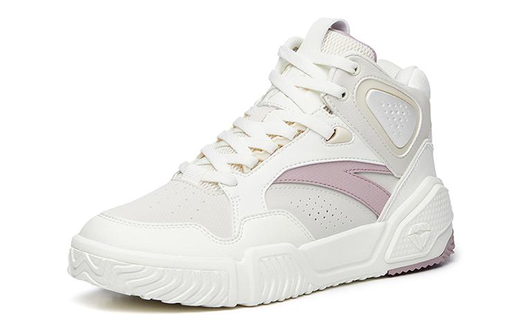 Women's Sneakers Anta Flame High top Skateboard Shoes Women's White Purple