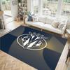 Villarreal FC Design Crystal Velvet Carpet Cozy Non?Slip Printed Rug For Bedroom Living Room Entrance