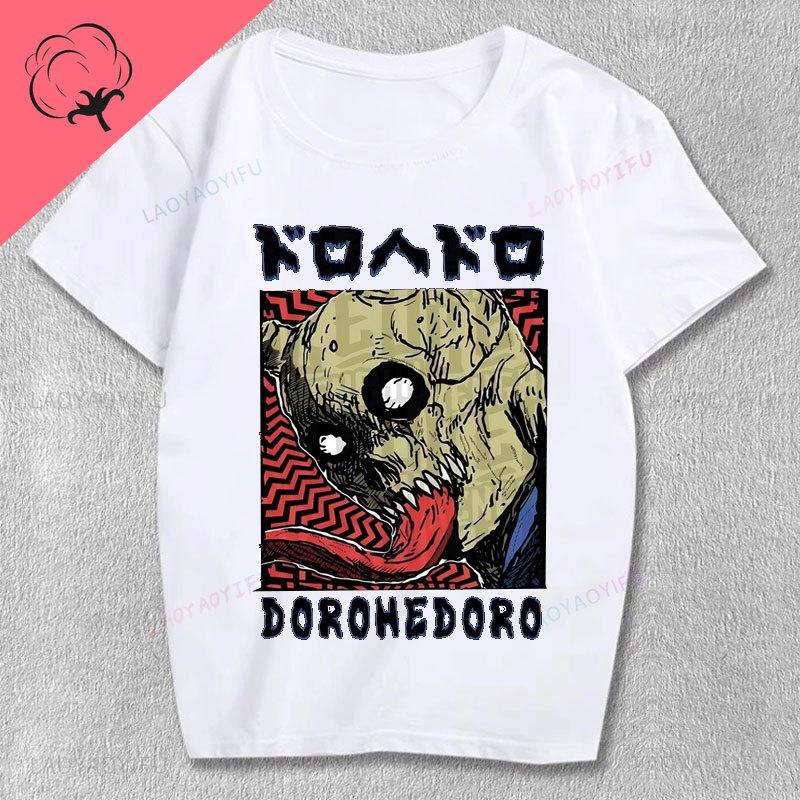 KaiUnisex Dorohedoro Japanese Anime Shirt Unisex Women 100 Cotton Short Sleeve Spring Summer Print Graphic T Shirts