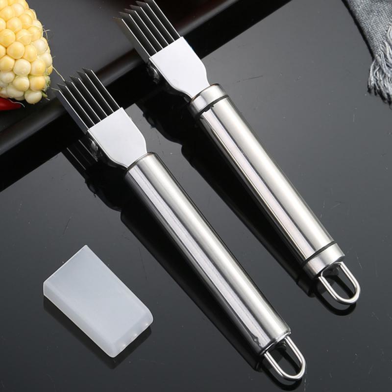 Onion Garlic Tomato Chili Shredder Grater Stainless Steel Chopped Green Onion Knife Onion Knife Kitchen Tool Multifunctional