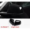 Pro Tesla Model 3 / Model Y Vyměnit autopříslušenství Zpětná zrcátka Kryt skořepiny Kryt křídlových dveří Kryt bočního zrcátka 1 pár