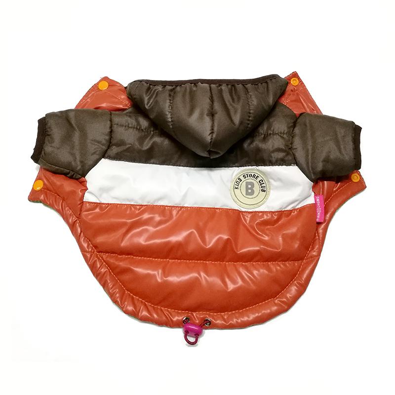 

Осінь-зима Теплий одяг для домашніх собак Водонепроникний маленький цуценя Кіт Куртка з капюшоном Бавовняний костюм 16