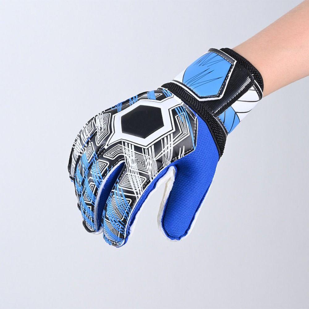 Finger Protection Latex Soccer Gloves Non-Slip Football Goalkeeper Gloves  Soccer Training