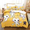 3D Print Toro Inoue Anime Doko Demo Issyo Bedding Set Boys Girls Twin Queen King Size Duvet Cover Pillowcase Bed Boys Adult