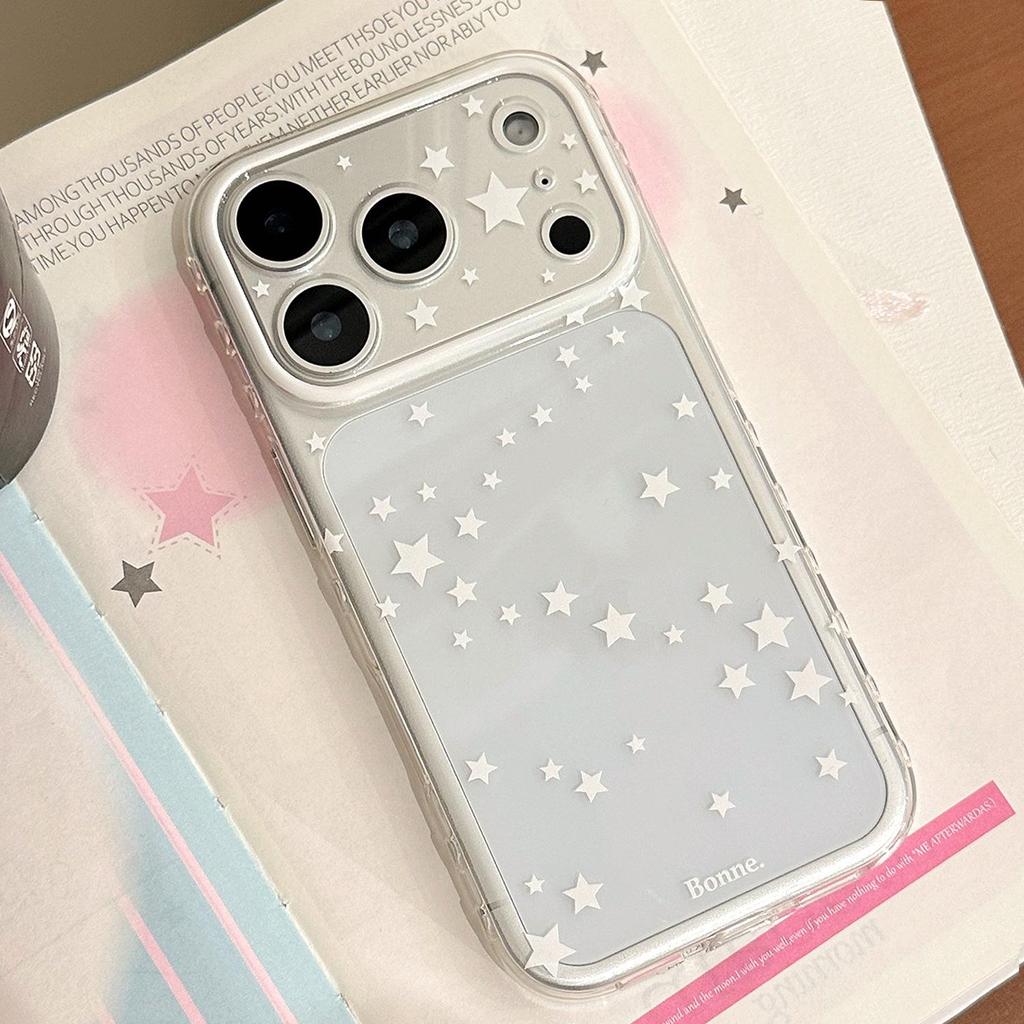 Weißer Stern Handyhülle für iPhone 16, iPhone 17 und iPhone 17 Pro Max