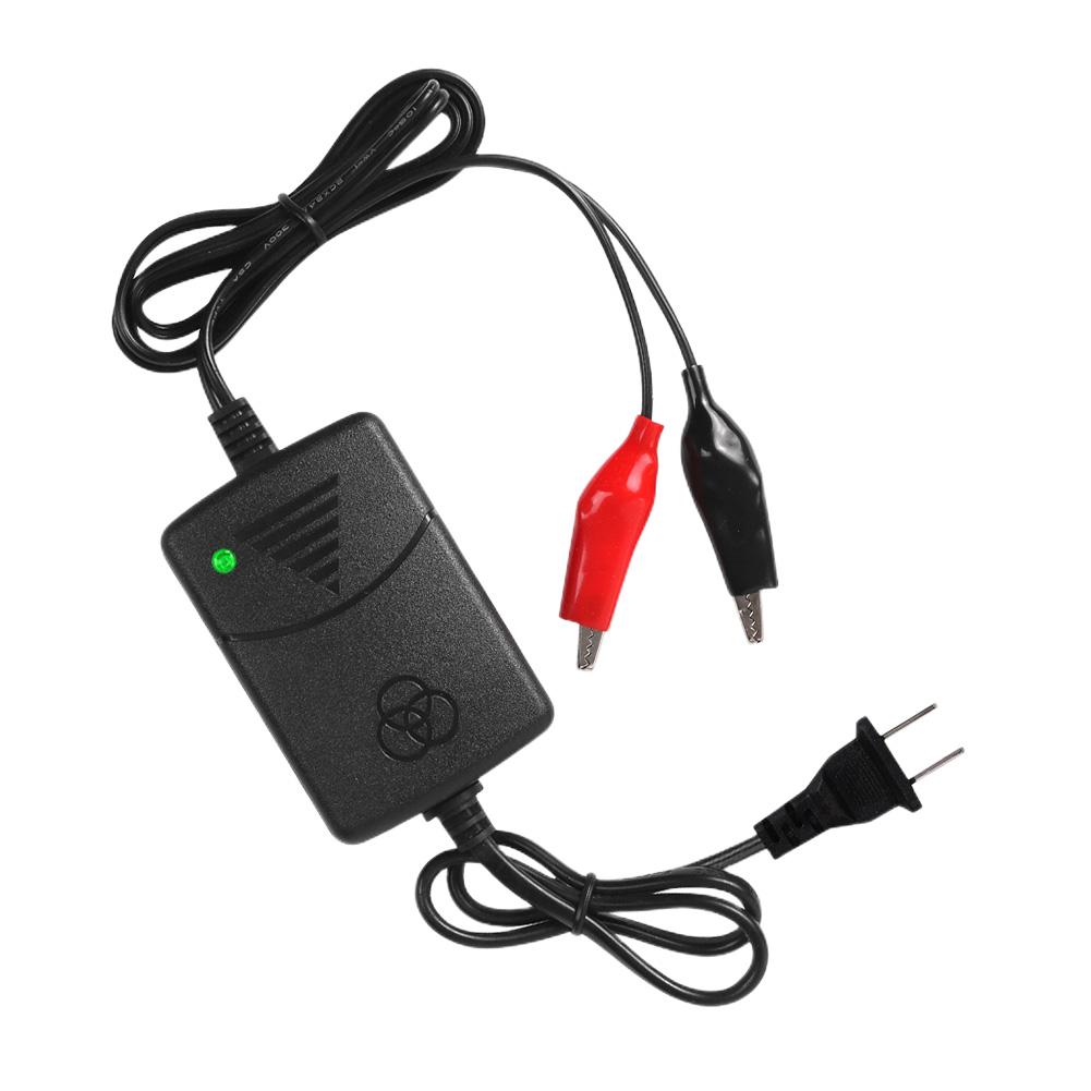 12V Smart Battery Maintainer 1500MA Lead-acid Battery Charger Overload Protection Smart Battery Charger for 12V Auto Motorcycle