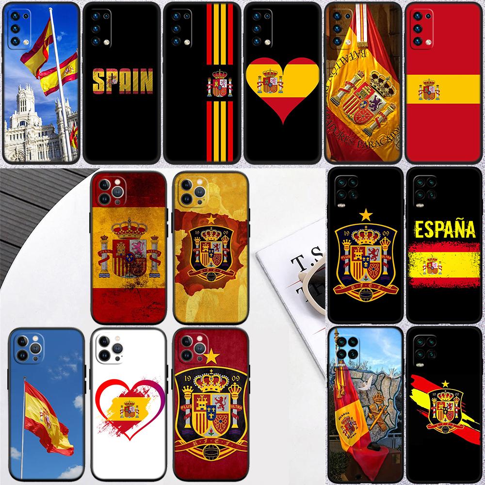 Spain Flag Phone Case for Samsung Galaxy M56 A36 A32 A33 A05 A05S A06 A16 A20 A11 A12 A13 A15