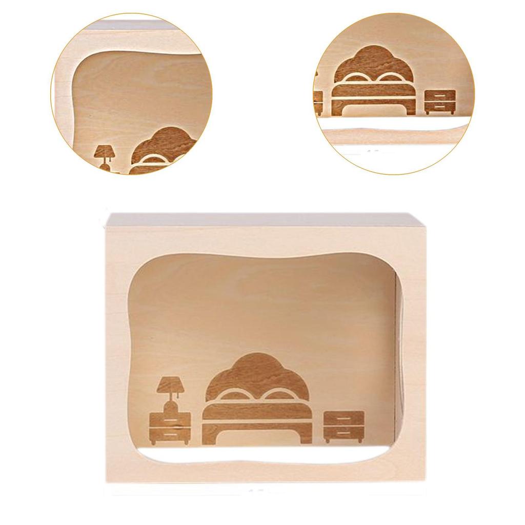 Wooden Hamster House Hide Supplies Cage Decor Cage Accessories Small Animals Pets Tunnel for Rat Hamster Mouse Gerbils Lemmings