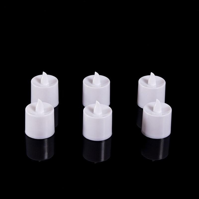 Set of 24 Flameless LED Candlelight Battery Power Lights for Wedding Party Home Decoration Candle Lamp Centerpieces