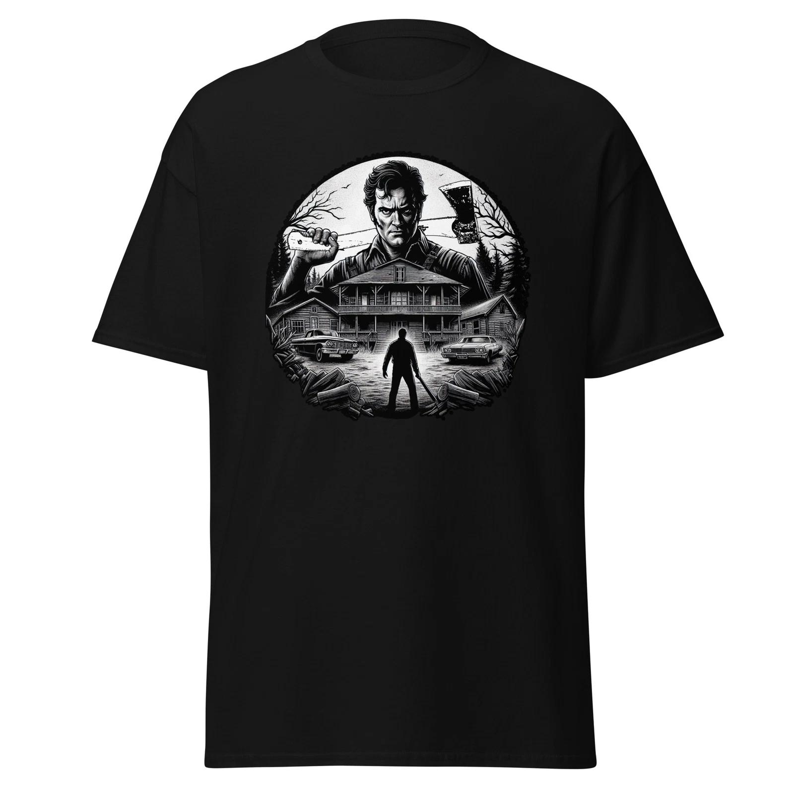 Ash Williams Evil Dead T-Shirt - Unleash the Chainsaw Hero XXL