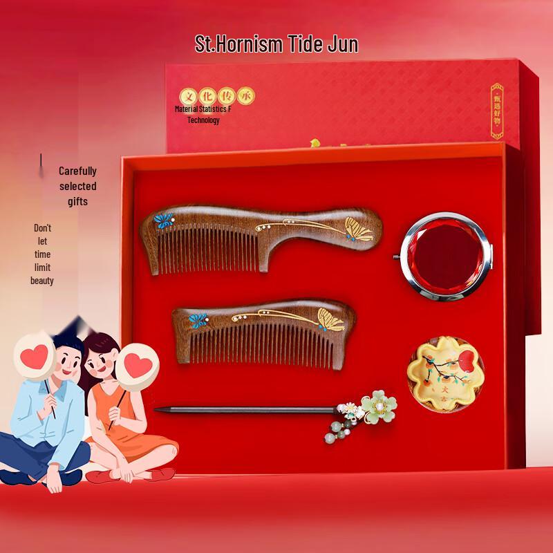 Подарочный набор: Премиальная расческа для натуральных волос