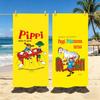 P-Pippi Longstocking Towel Beach Towel Quick Dry Sand Free Bath Towel for Summer Pool Travel Vacation