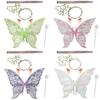Gift Adults & Girls Fairy Wings Sparkling Organza Angel Wings Butterfly Wings for Halloween, Cosplay, Party