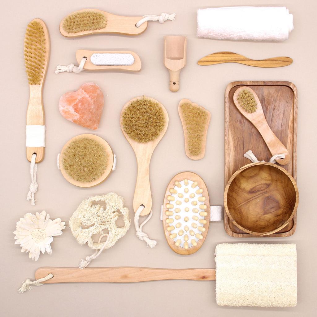 Cleaning Brush and Stone, 2-Piece Set