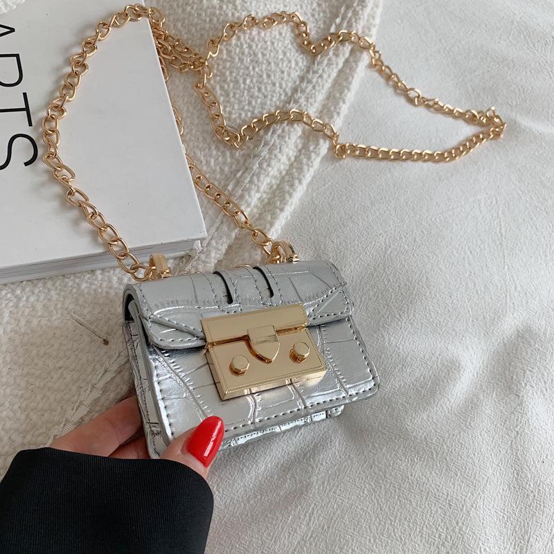 Mini Small Bag Women's Summer Leisure Has New Trendy Fashion Shoulder Messenger Bag Chain Small Square Bag