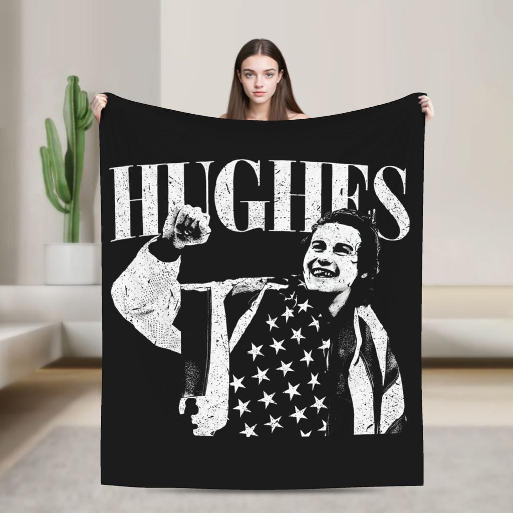 Jack Hughes USA Goldmedaille Hockey Decke Flanell Textil Dekor Multifunktionale Warme Überwurfdecke für Bettwäsche Auto Tagesdecke