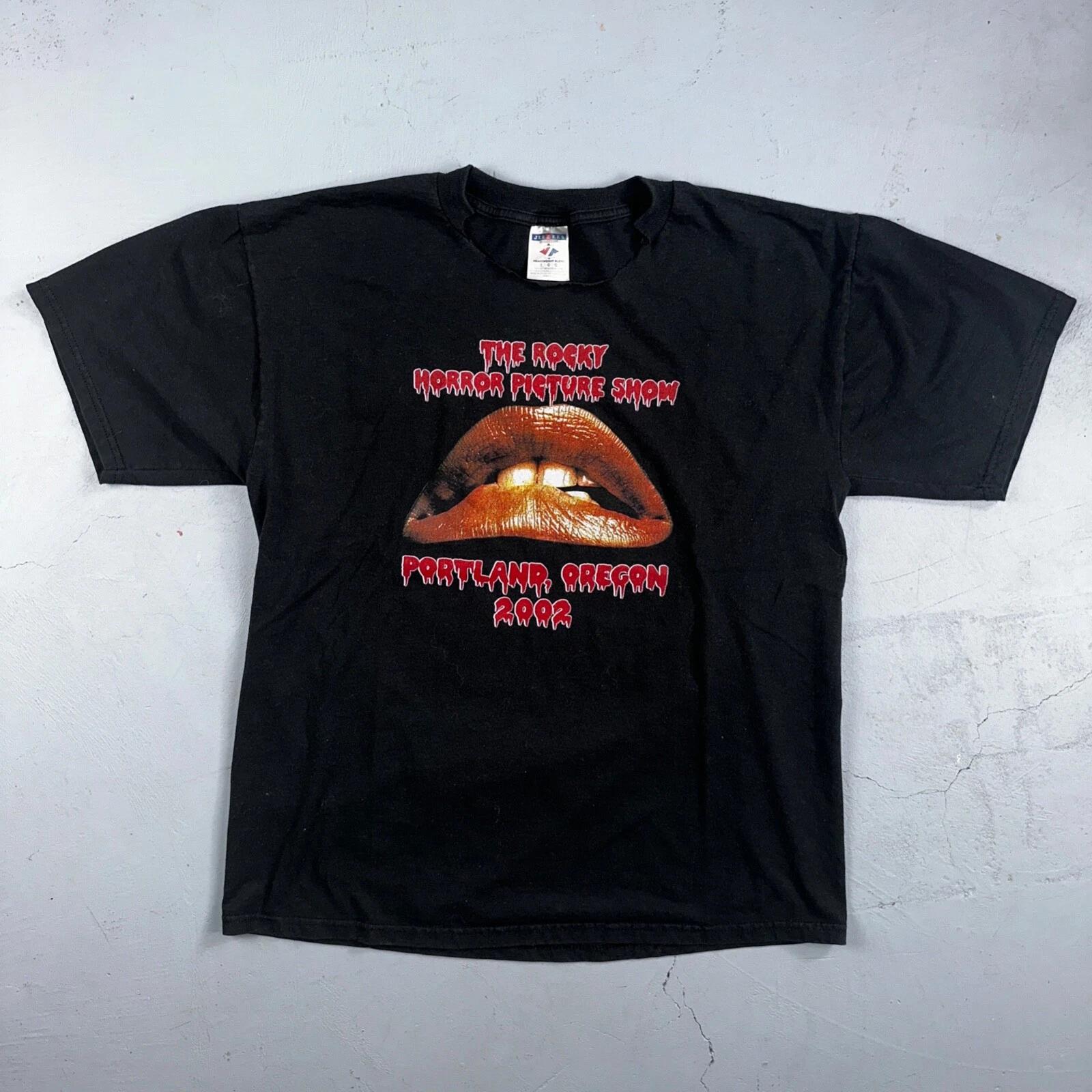 VTG 2002 Rocky Horror Picture Show T Shirt Movie Promo Horror Portland Oregon M