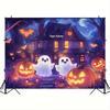 Mysterious Pumpkin Night - Breaking Holiday Traditions  Unique Halloween Party  Photography  and Video Background Cloth