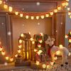Fahion 1.5M 10LED Christmas LED String Santa Claus Snowman Colorful LEDLights String Warm Light DIY Garland Lights Christma