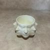 4 Pezzi Mini Vaso da Fiori Viso Vaso per Succulente Ornamento da Tavolo Fioriera in Plastica Decorazione per la Casa Vaso per Piante