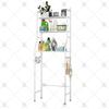 Bathroom Storage Rack, No-Drill, Floor-Standing, for Toilet & Washing Machine Areas