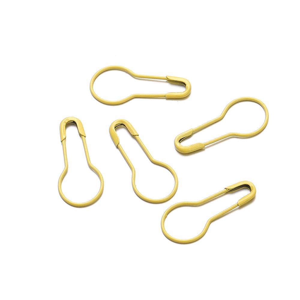 50/100pcs/Lot Colorful Gourd Shape Safety Pins Paper Clip DIY Sewing Tools Metal Needles Large Safety Pin Brooch Accessories