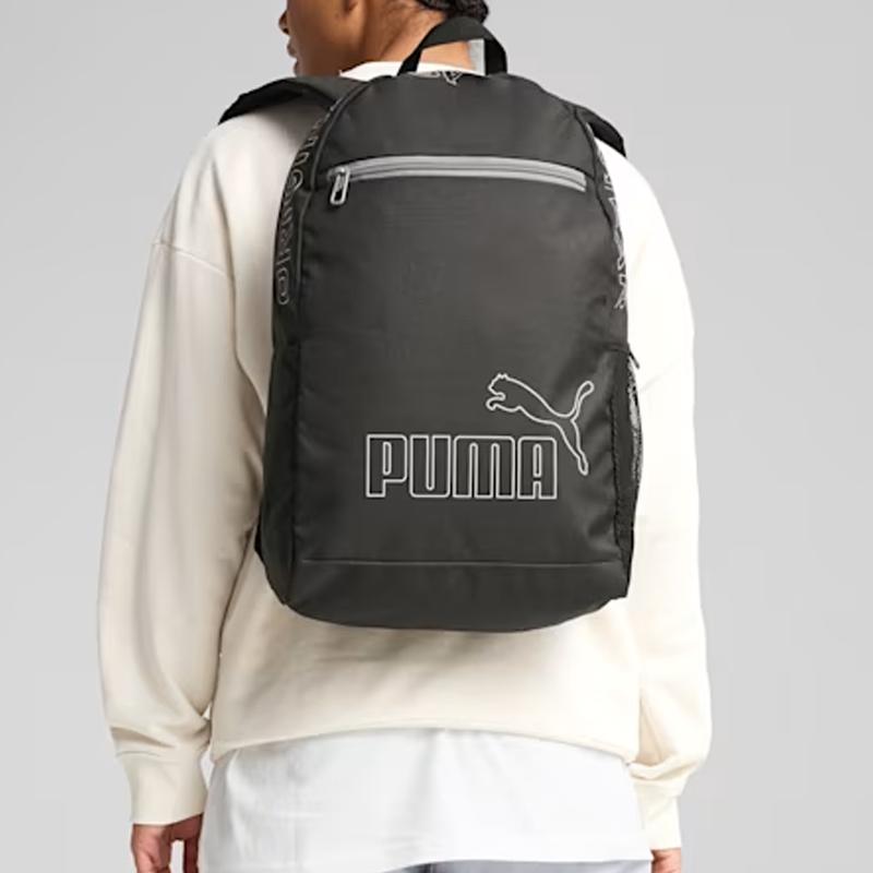 Puma Casual Sports Polyester Backpack Unisex Backpack Black 091166-01