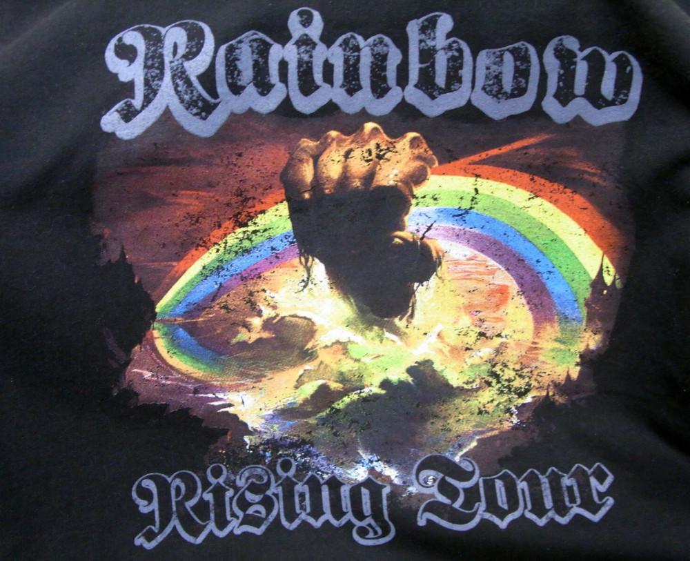 

RAINBOW Band Rising Short Sleeve Unisex T-Shirt S To 5XL MC1032 Unisex T-Shirt XXXL